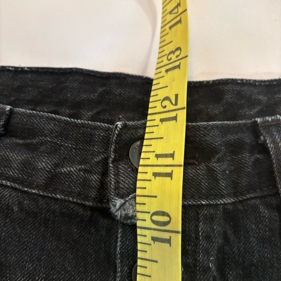 Rag and Bone Jean Shorts Button Fly Black Size 30 - Picture 6 of 7